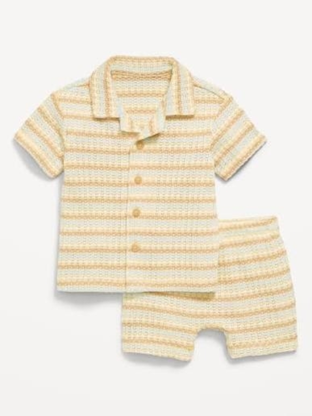 Old Navy Sweater-Knit Shirt & Shorts Set